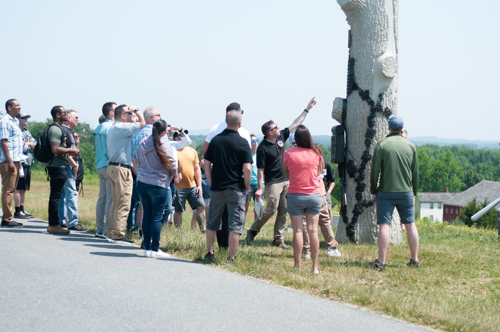 A Journey Through History: 166th Regiment HHC Visits Gettysburg National Military Park for Staff Ride