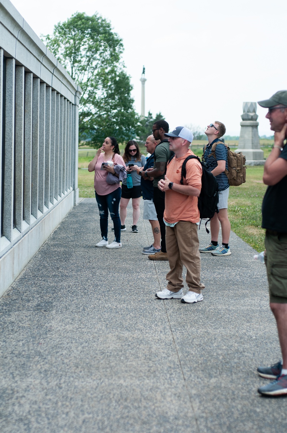 A Journey Through History: 166th Regiment HHC Visits Gettysburg National Military Park for Staff Ride