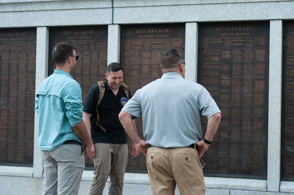 A Journey Through History: 166th Regiment HHC Visits Gettysburg National Military Park for Staff Ride