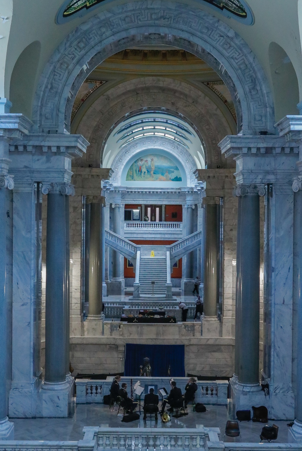 202nd Band Performs at State Capitol