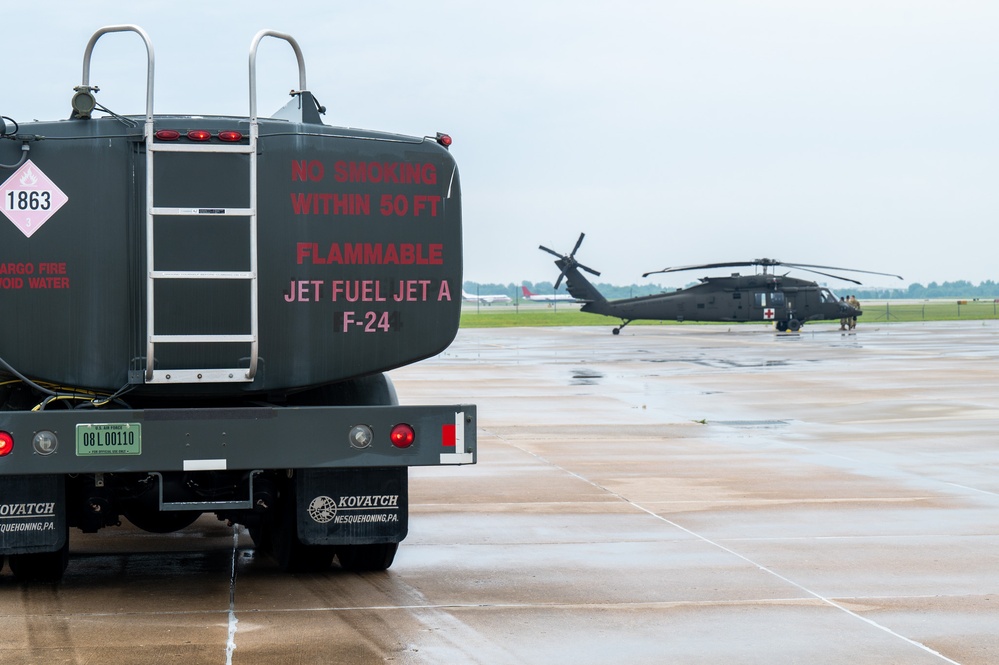 Wet-wing defuel mission