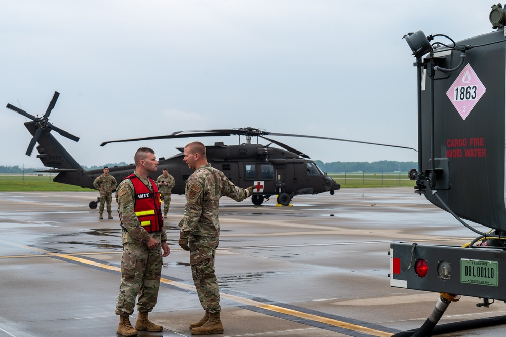 Wet-wing defuel mission