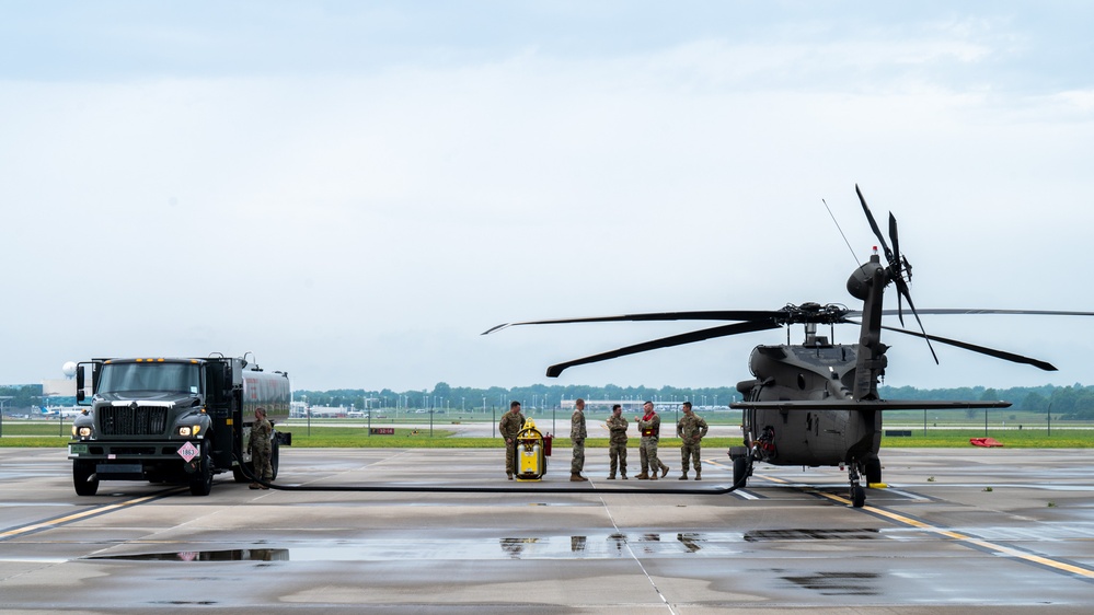 Wet-wing defuel mission