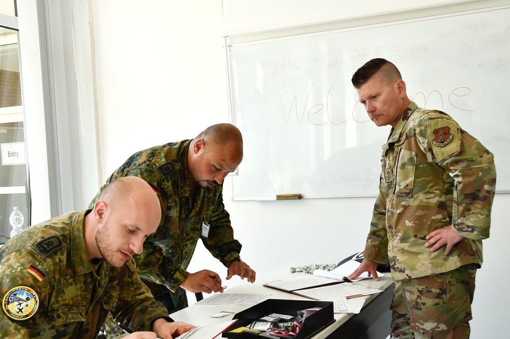 127th Wing Members in-process for Air Defender 2023