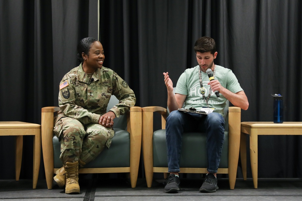 MDNG commander delivers keynote speech at HOBY Maryland 2023