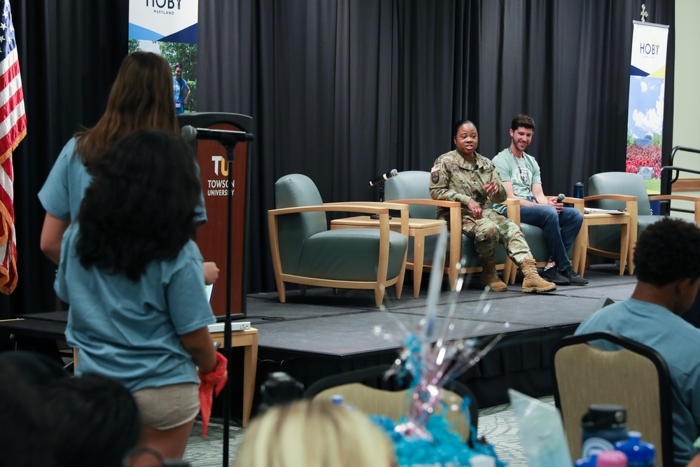 MDNG commander delivers keynote speech at HOBY Maryland 2023