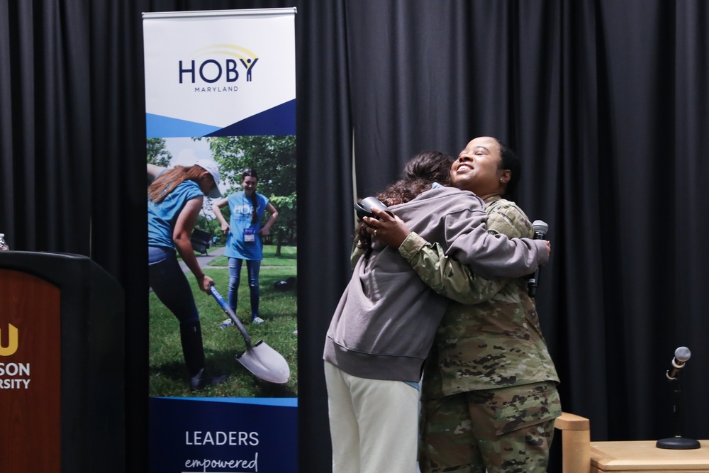 MDNG commander delivers keynote speech at HOBY Maryland 2023