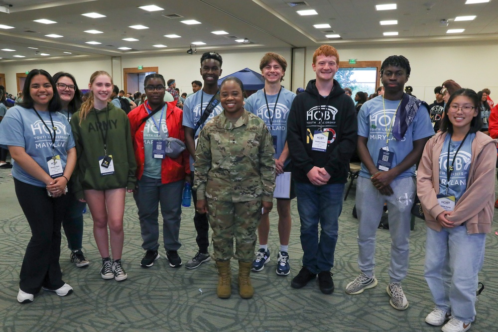 MDNG commander delivers keynote speech at HOBY Maryland 2023