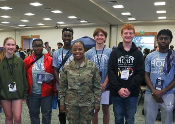 MDNG commander delivers keynote speech at HOBY Maryland 2023