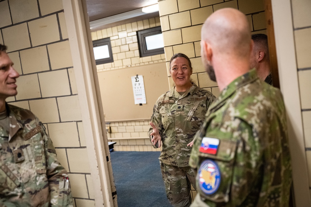 181st IW hosts Slovak Armed Forces during IRT Hoosier Care site visit