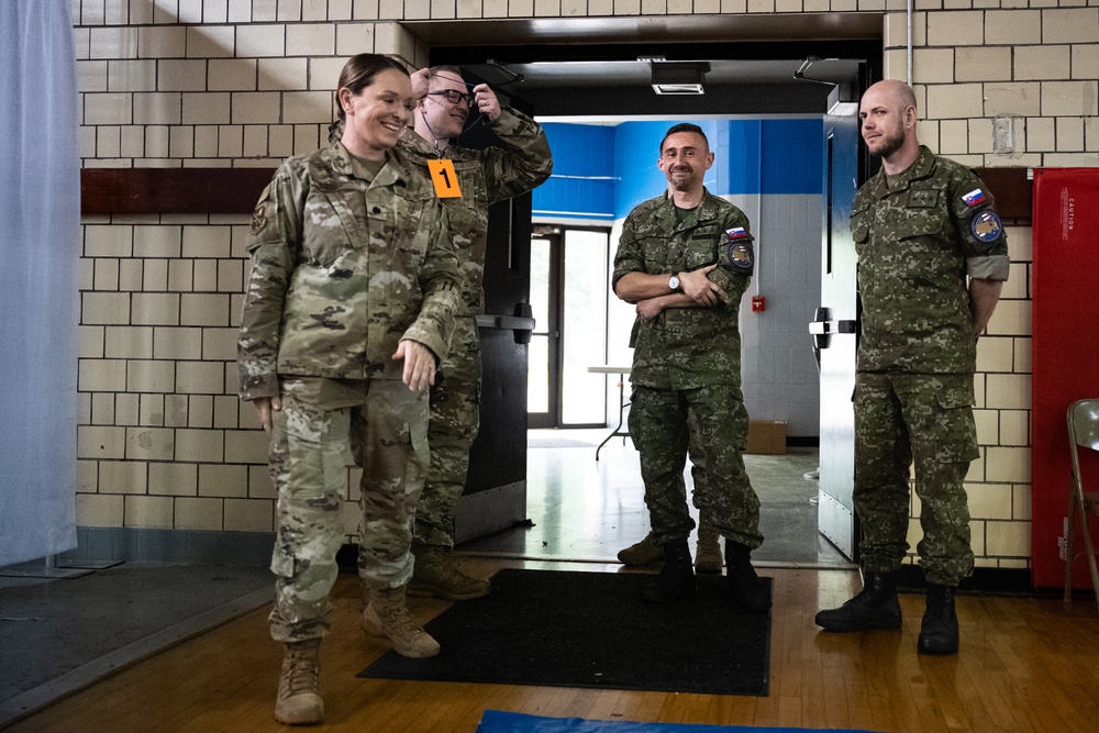 181st IW hosts Slovak Armed Forces during IRT Hoosier Care site visit