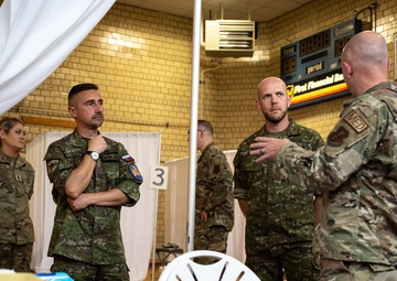 181st IW hosts Slovak Armed Forces during IRT Hoosier Care site visit