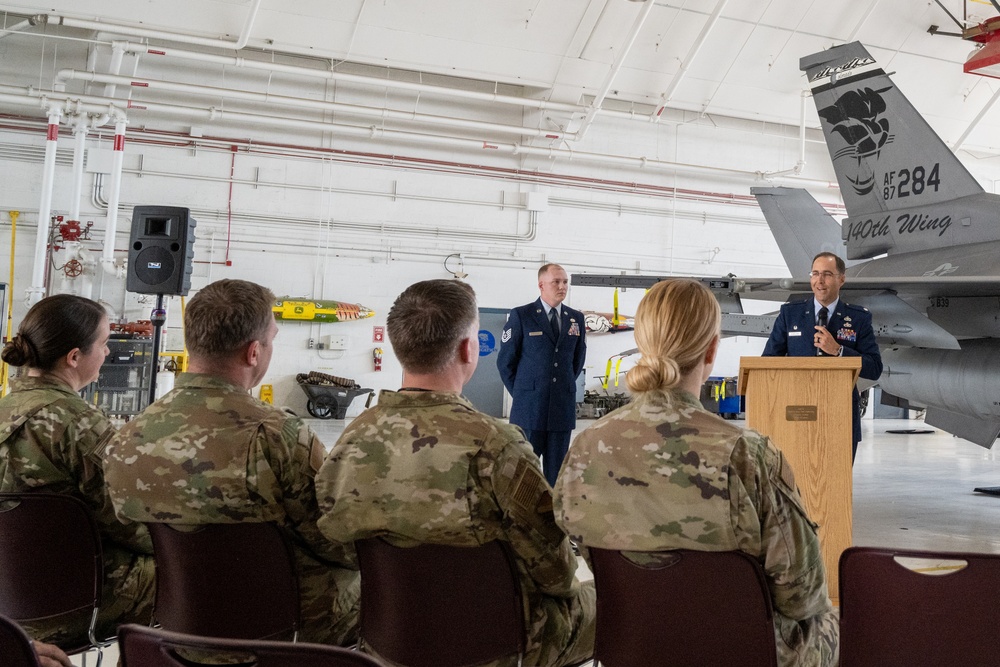 U.S. Air National Guard Chief Master Sgt. Joseph C. Wheeler Promotion