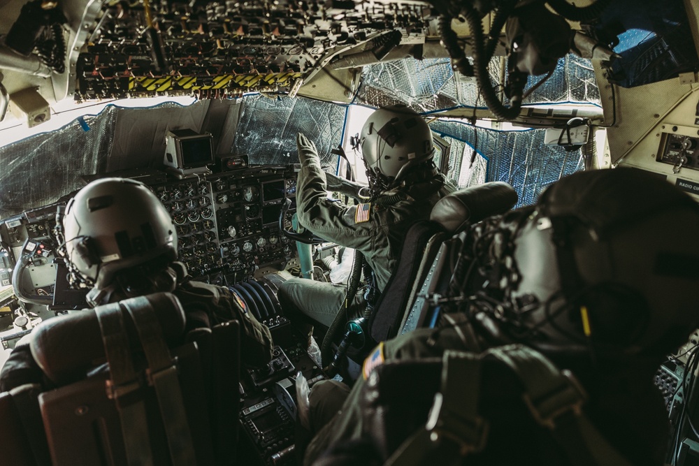 Airmen test the Aircrew Eyes and Respiratory Protection System