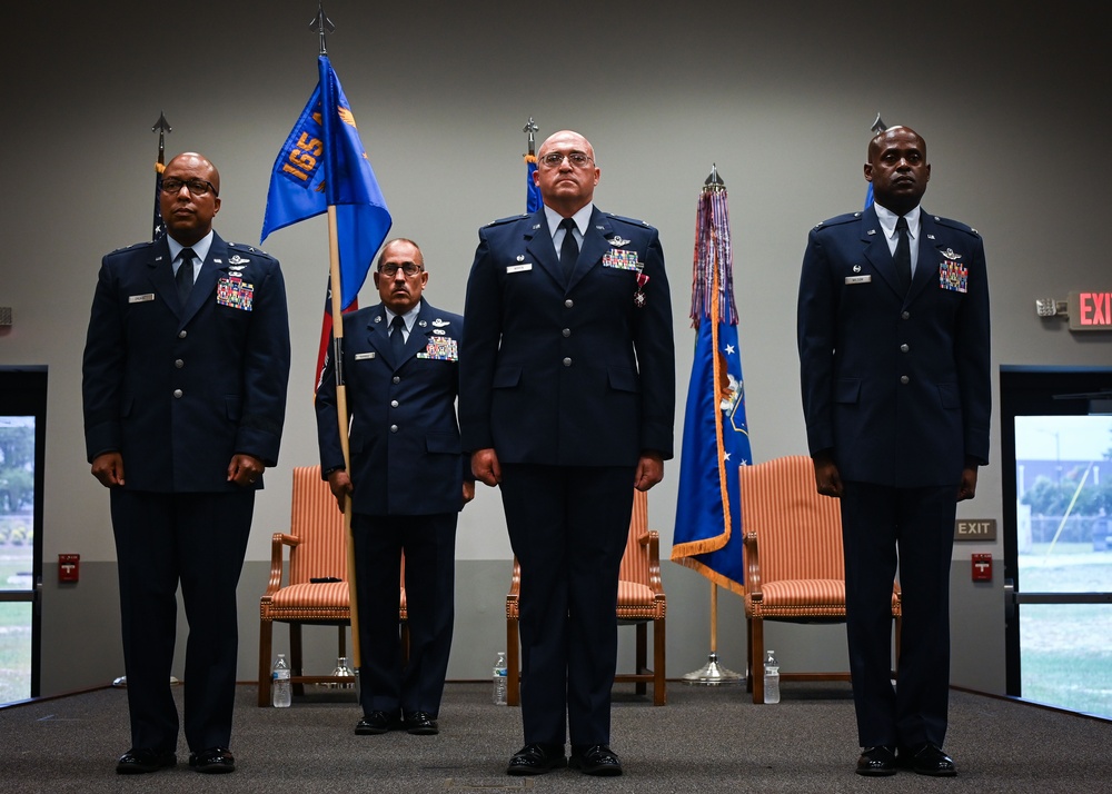 165 AW Change of Command