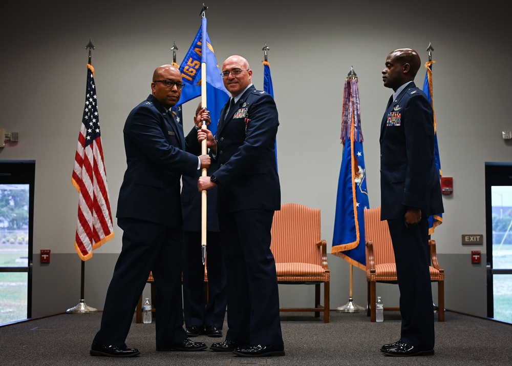 165 AW Change of Command