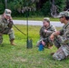 50th Regional Support Group HHC Soldiers practice radio skills during AT