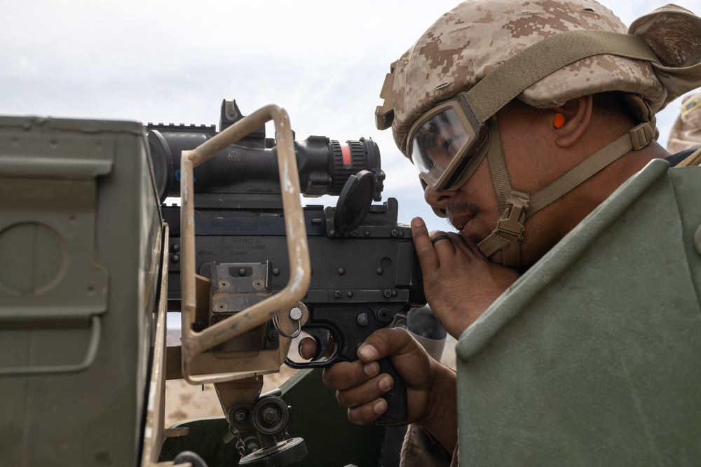 ITX 4-23 Truck Company, 23D Marine Regiment conducts Range 113