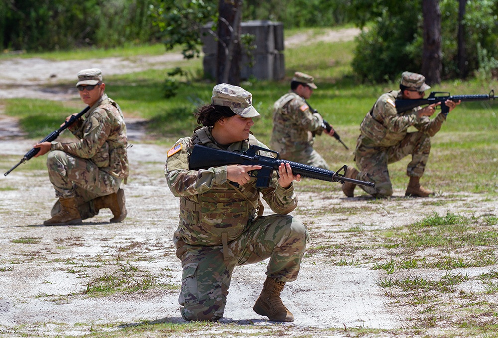 50th Regional Support Group HHC Soldiers refresh Army Warrior Tasks during AT