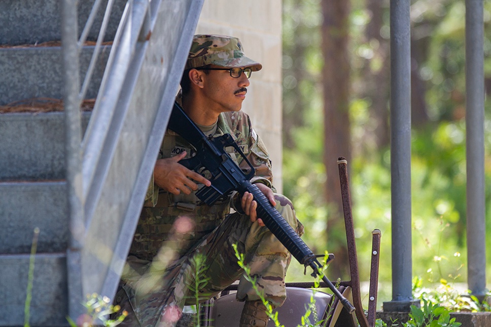 50th Regional Support Group HHC Soldiers refresh Army Warrior Tasks during AT