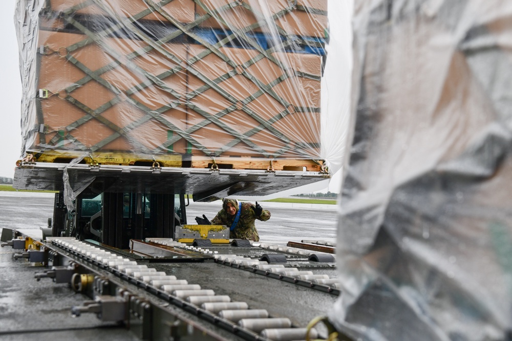 Yokota airlifts supplies to Guam after Typhoon Mawar