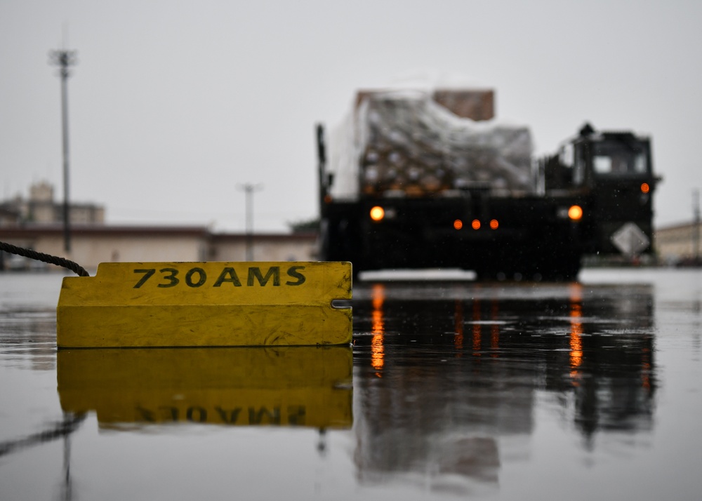 Yokota airlifts supplies to Guam after Typhoon Mawar