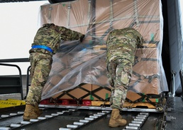 Yokota airlifts supplies to Guam after Typhoon Mawar