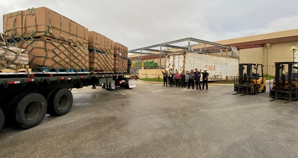 Yokota airlifts supplies to Guam after Typhoon Mawar