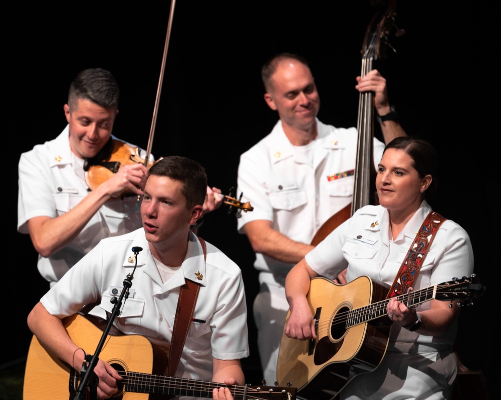 Navy Band Country Current Performs at the National Museum of the Marine Corps