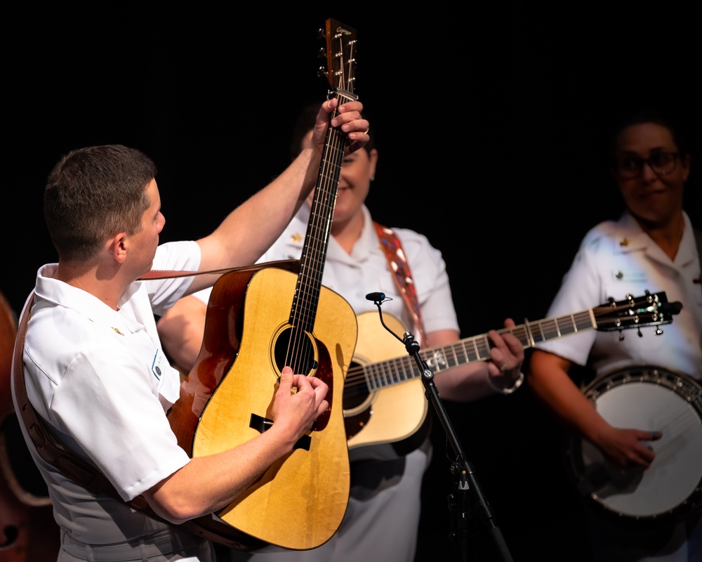 Navy Band Country Current Performs at the National Museum of the Marine Corps