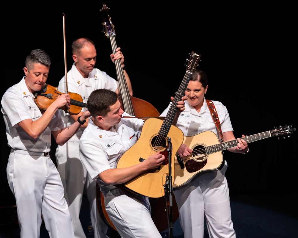 Navy Band Country Current Performs at the National Museum of the Marine Corps