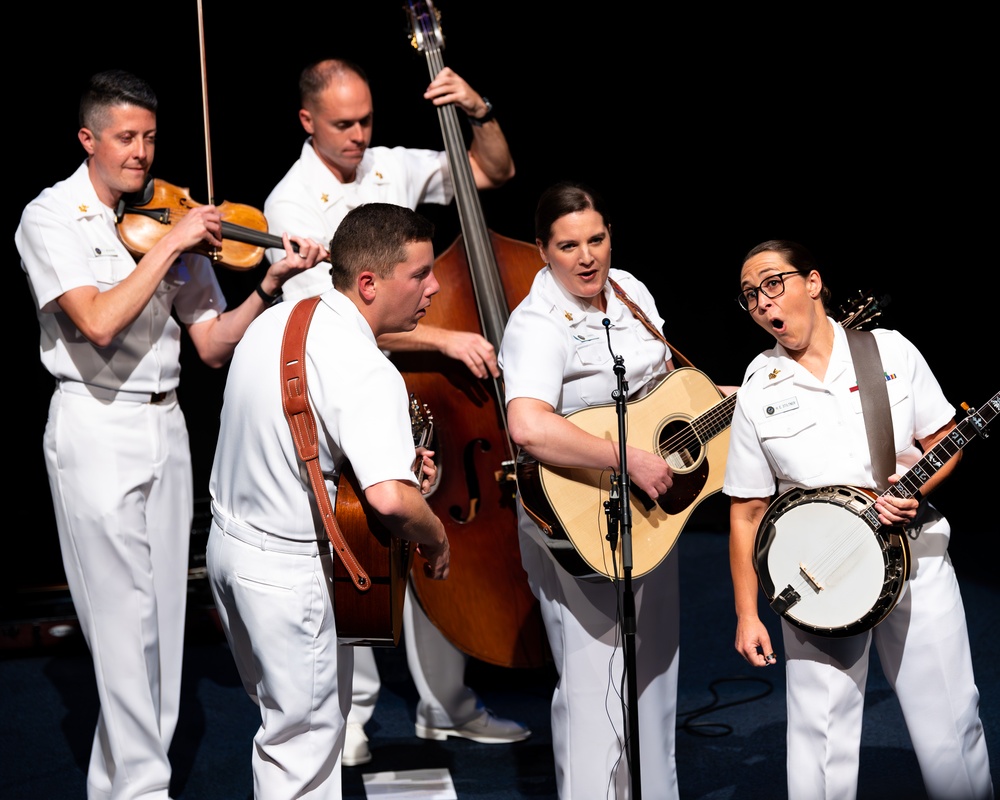 Navy Band Country Current Performs at the National Museum of the Marine Corps