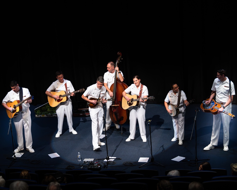 Navy Band Country Current Performs at the National Museum of the Marine Corps