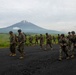 Marines with Combat Logistics Battalion 4 Conduct a Conditioning Hike