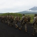 Marines with Combat Logistics Battalion 4 Conduct a Conditioning Hike