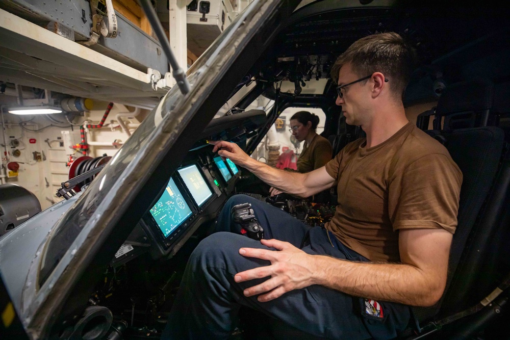 AT1 Troubleshoots FLIR Camera Aboard USS Antietam (CG 54)