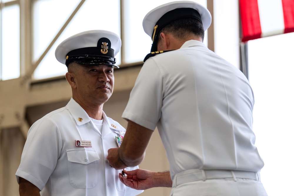 Command Master Chief Trung Nguyen Retirement Ceremony