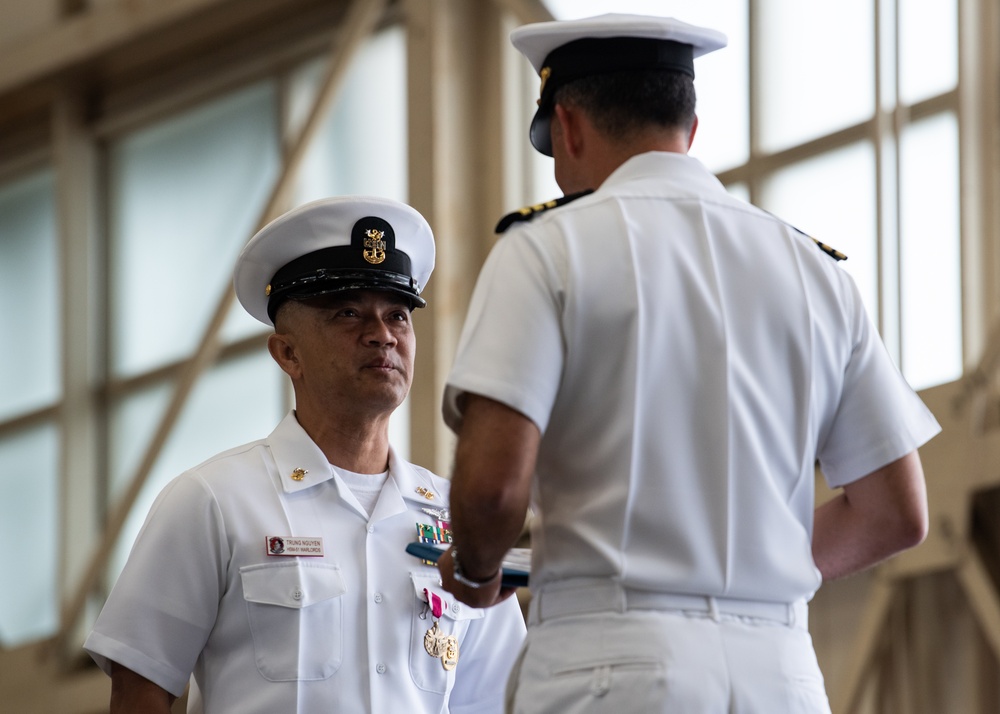Command Master Chief Trung Nguyen Retirement Ceremony