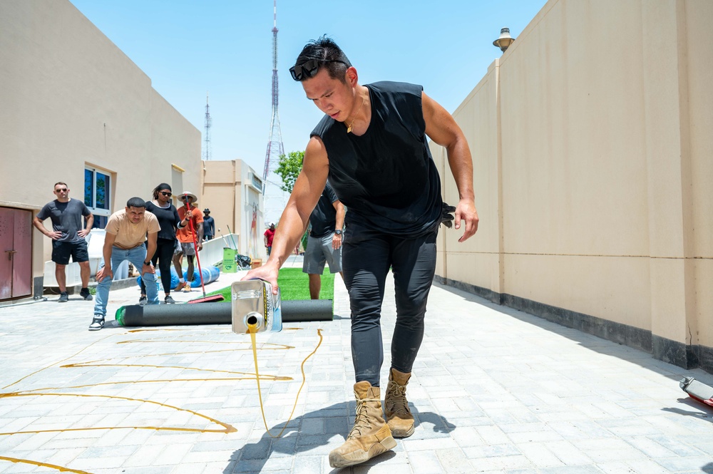 U.S. Service Members in Bahrain Assist Local Non-Profit in Volunteer Project