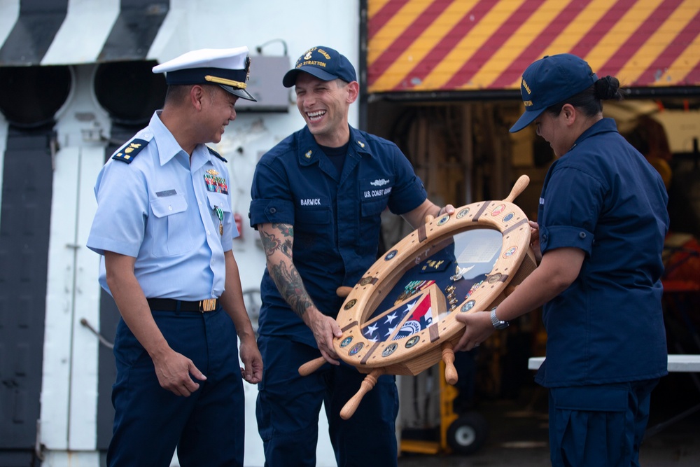 Retiring Chief Warrant Officer Receives Shadow Box During Ceremony