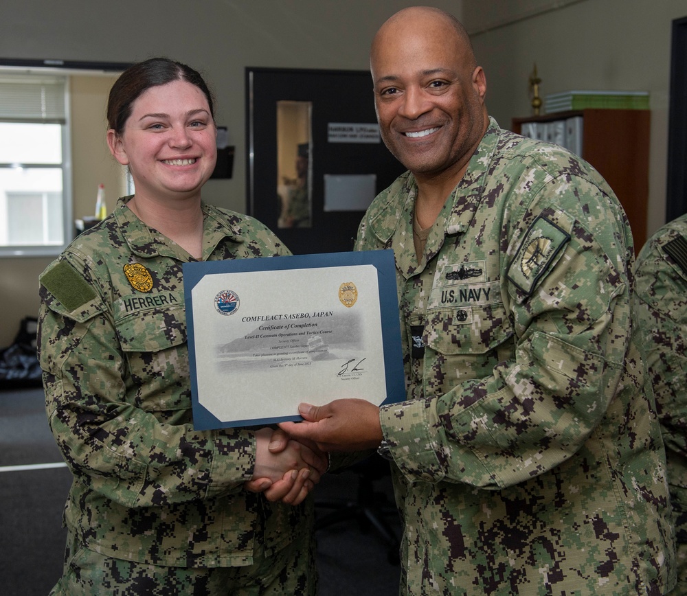 Level II Coxswain Operations and Tactics Course Graduation