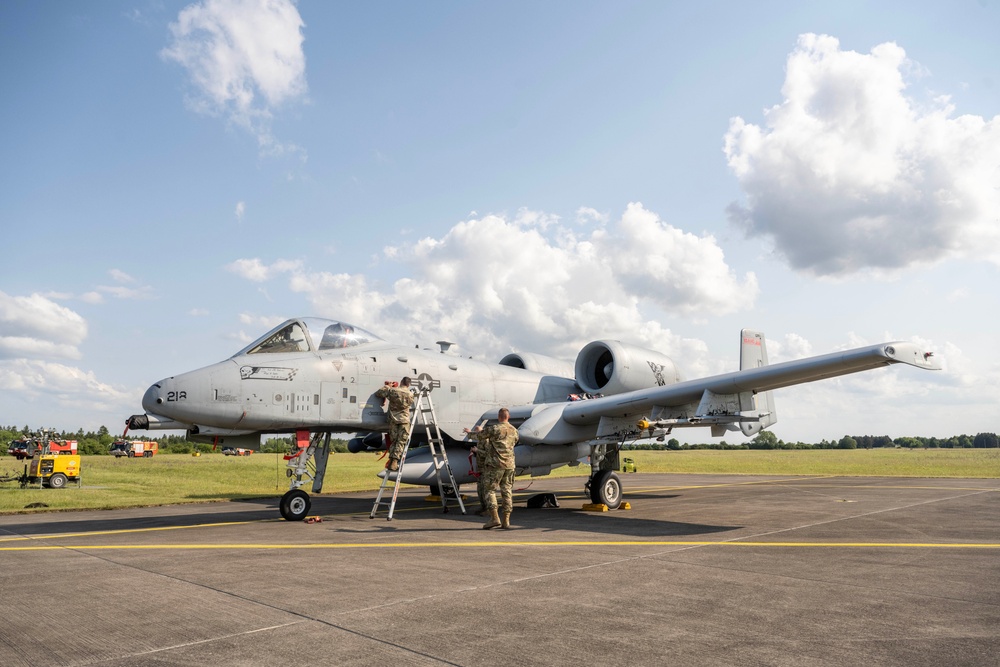 124th Warthogs Arrived at Exercise Air Defender