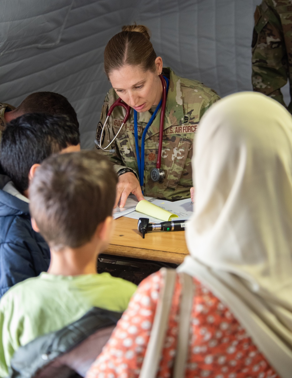 The 151st Medical Group from Utah Air National Guard conducts operations at HCA field hospital during African Lion 2023