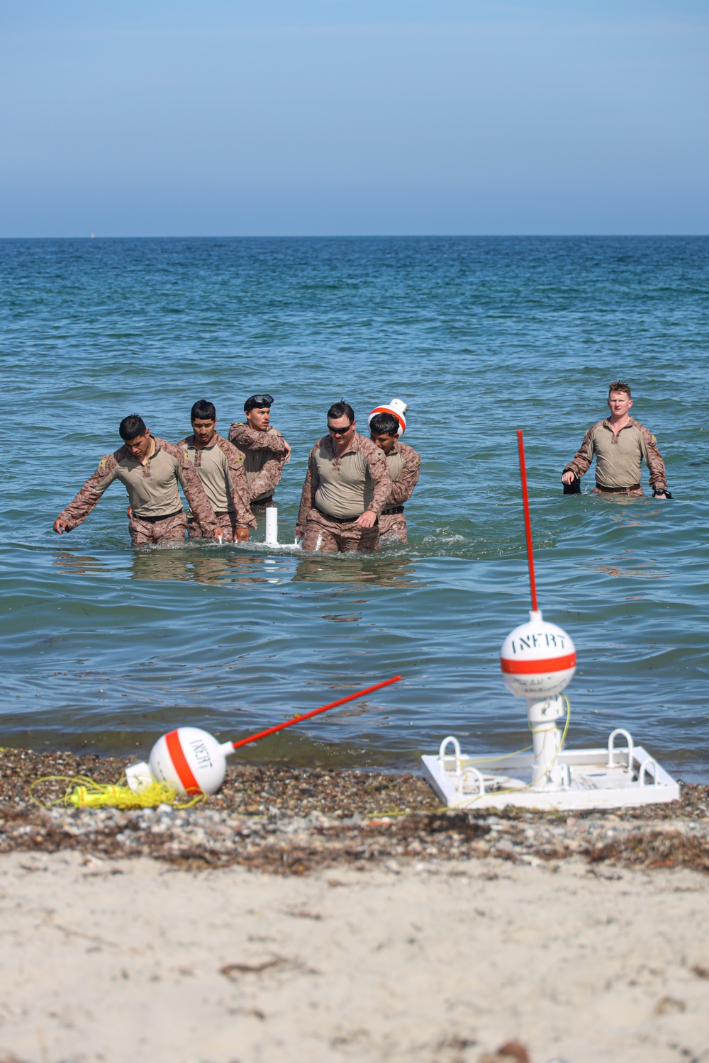 1st CEB trains mine removal in the Baltic Sea