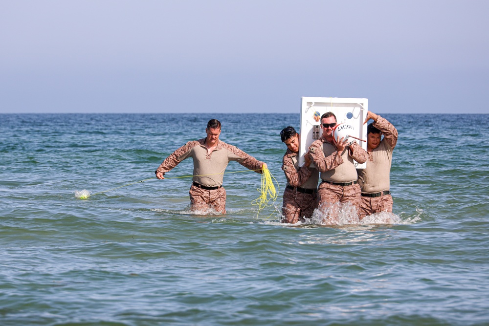 1st CEB trains mine removal in the Baltic Sea