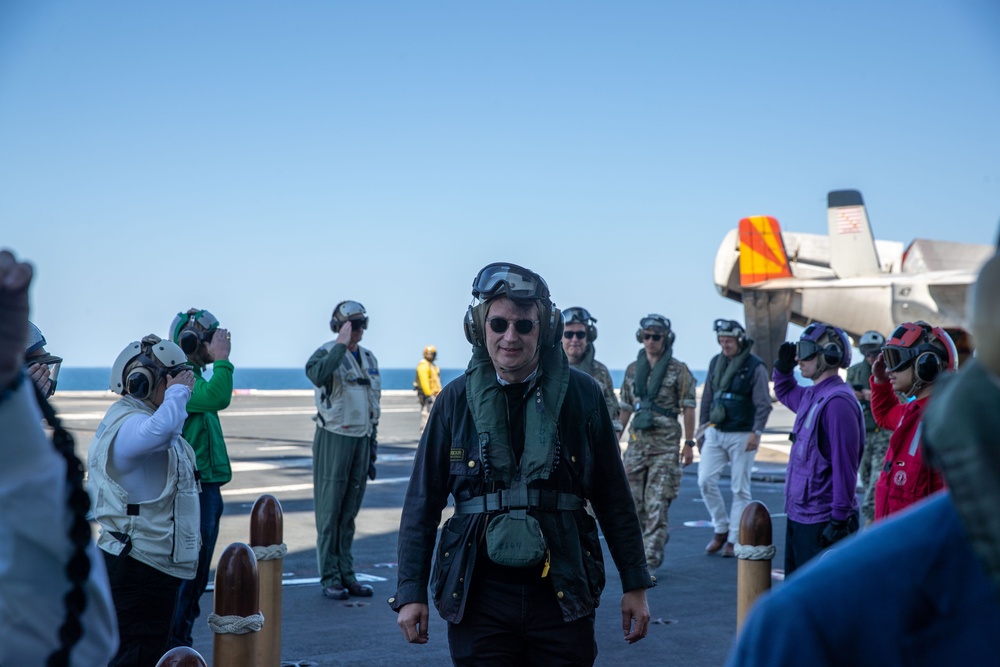 Danish DVs Observe Flight Ops