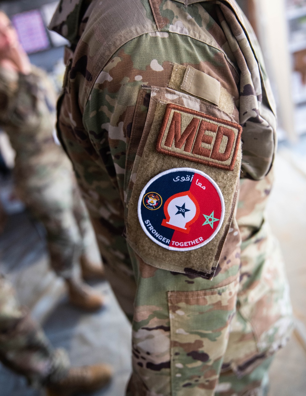 The 151st Medical Group from Utah Air National Guard conducts operations at HCA field hospital during African Lion 2023