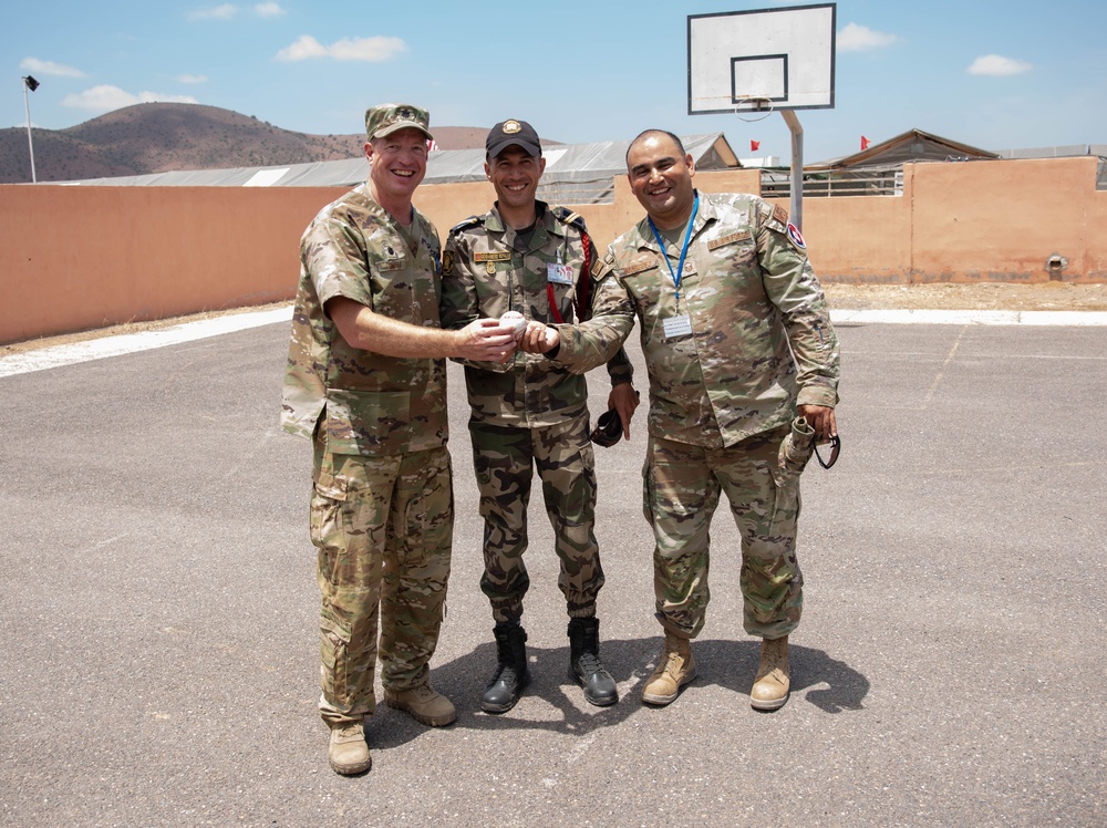 The 151st Medical Group from Utah Air National Guard conducts operations at HCA field hospital during African Lion 2023