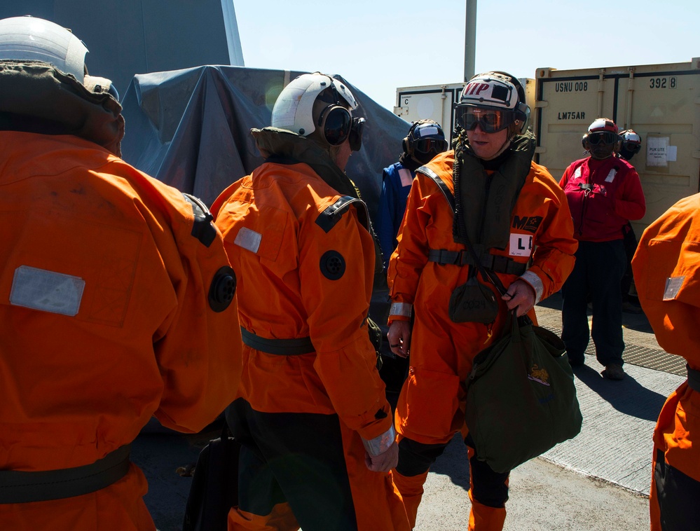 Rear Adm. Wosje Visits German Frigate
