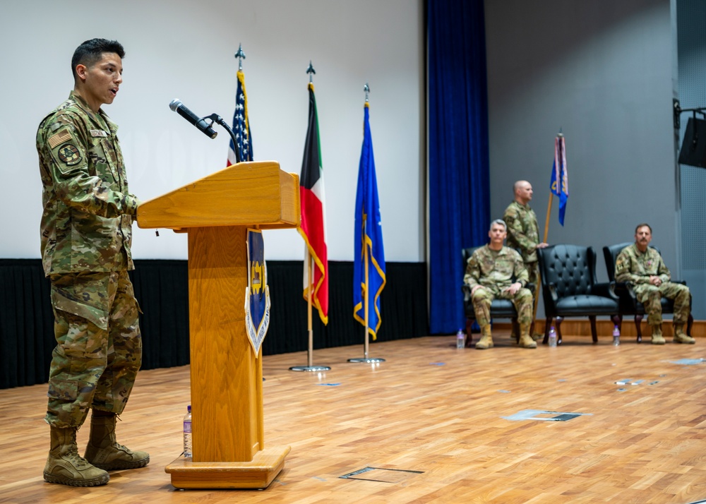 386 ECONS Change of Command